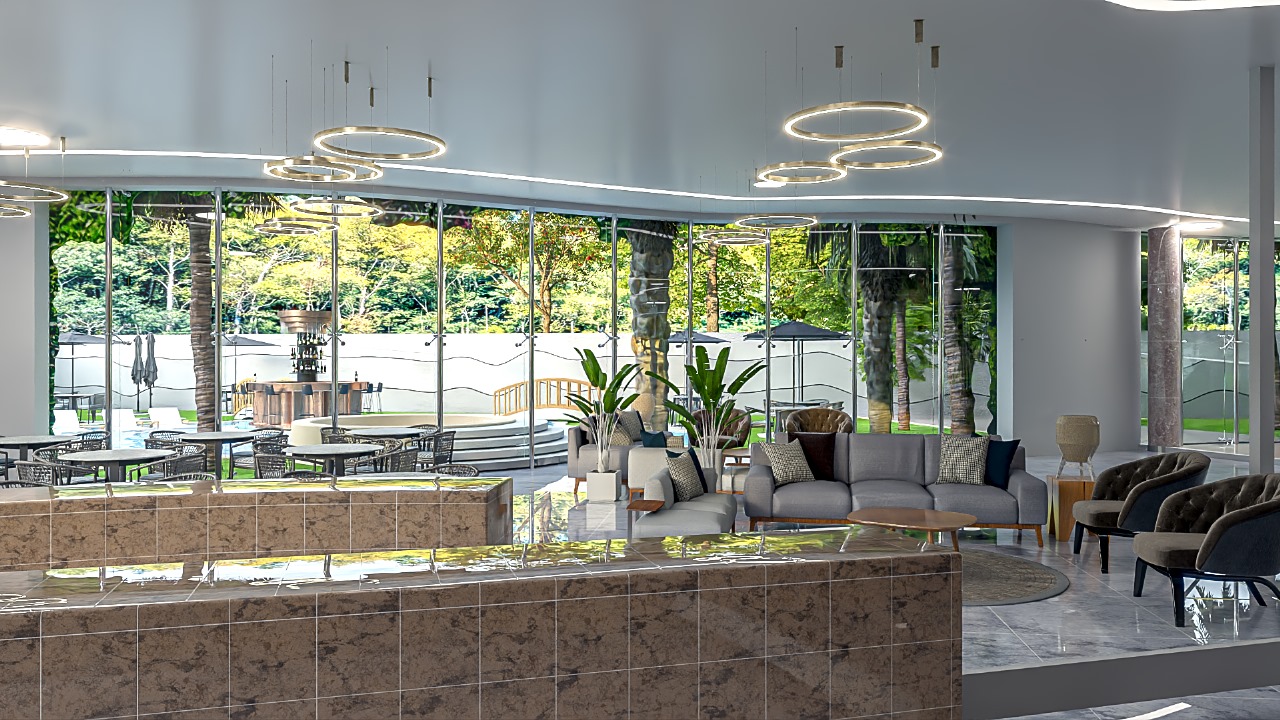 Lobby de Premier Yacht en planta baja
